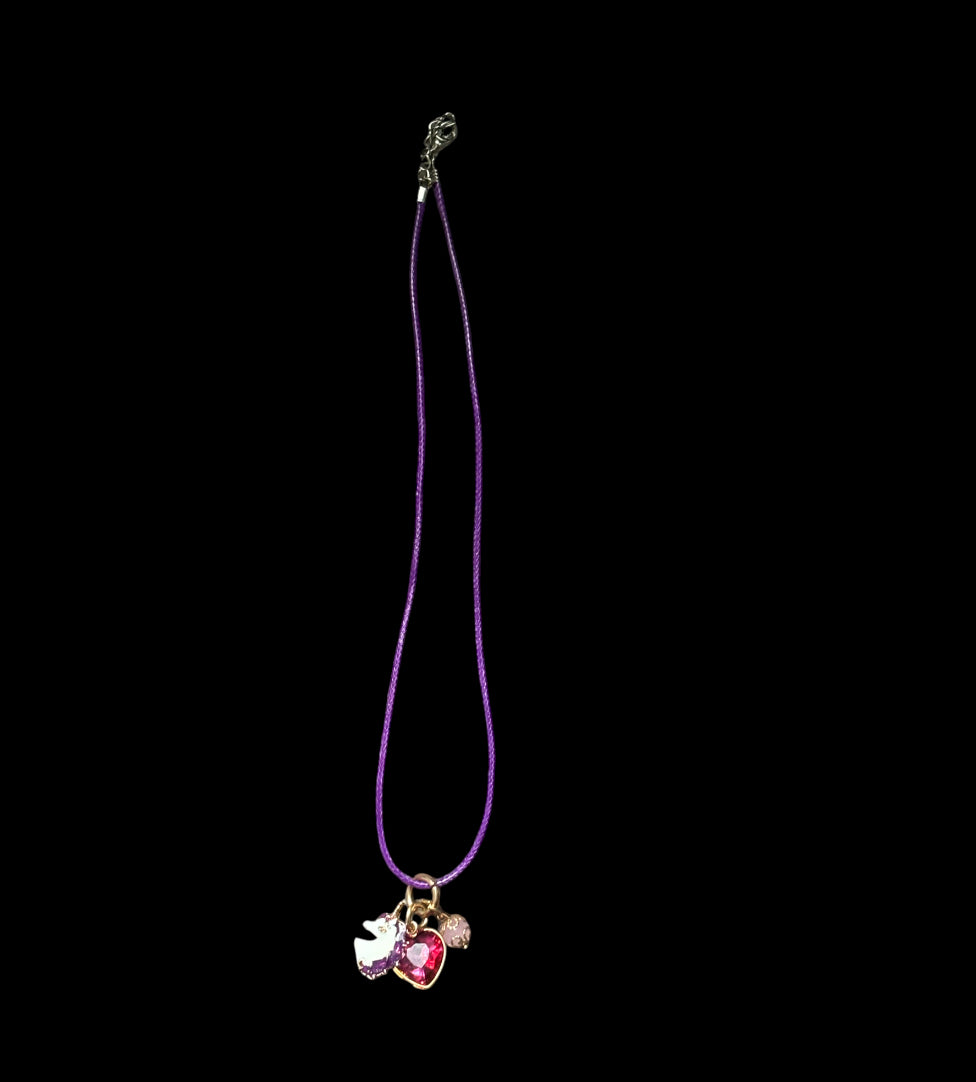 Unicorn Charm necklace and bracelets (mix/match) Gift Set for Girls