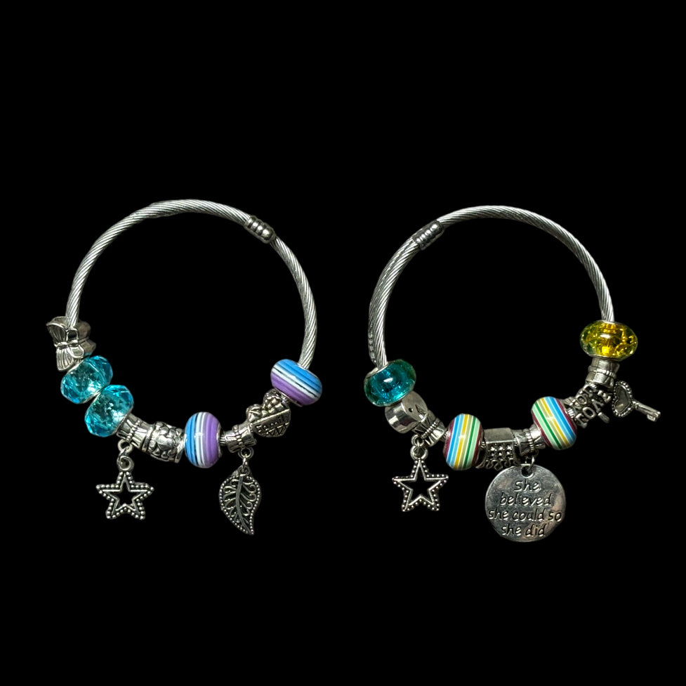 Unicorn Charm necklace and bracelets (mix/match) Gift Set for Girls