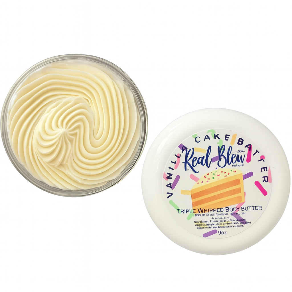 Whipped Vanilla Cake Body Butter • Ultra Moisturizing • Long‑Lasting Glow