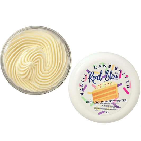 Whipped Vanilla Cake Body Butter • Ultra Moisturizing • Long‑Lasting Glow