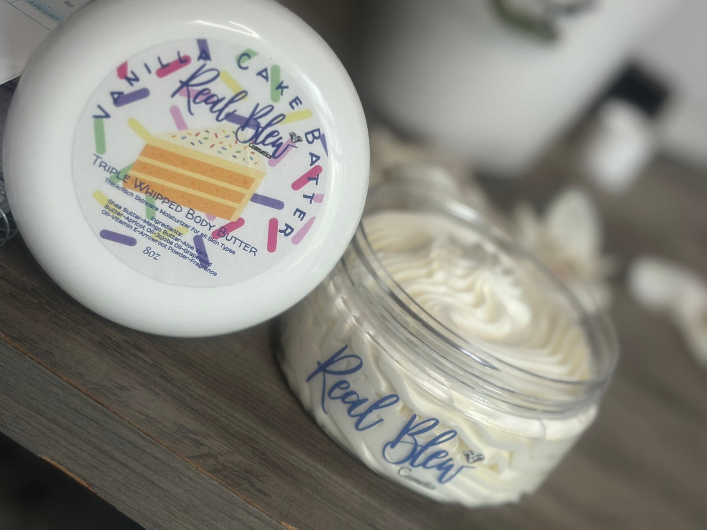 Vanilla Cake Batter Whipped Body Butter