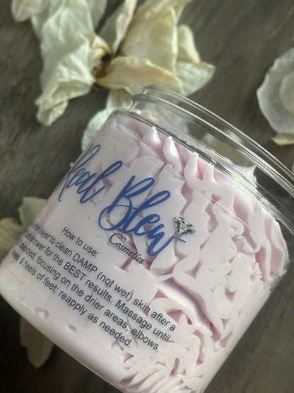 PARTIALLY FILLED Patchouli Infused Scented Whipped Body Butter approx 7oz