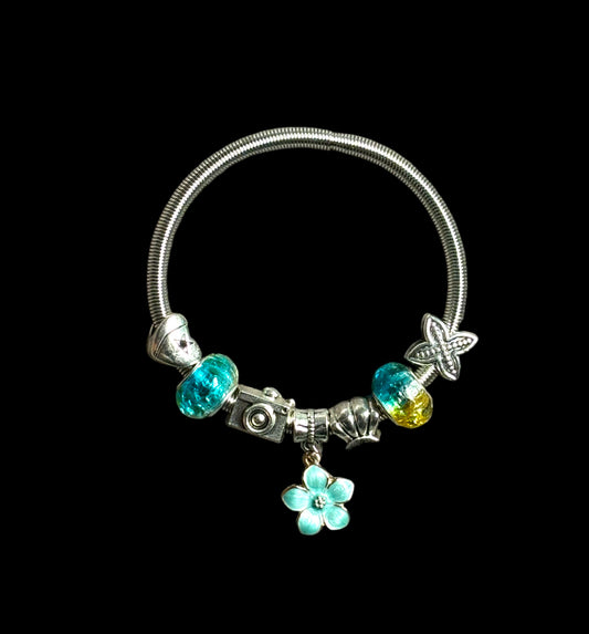 Flower Me With Love Charm Bracelet for girls