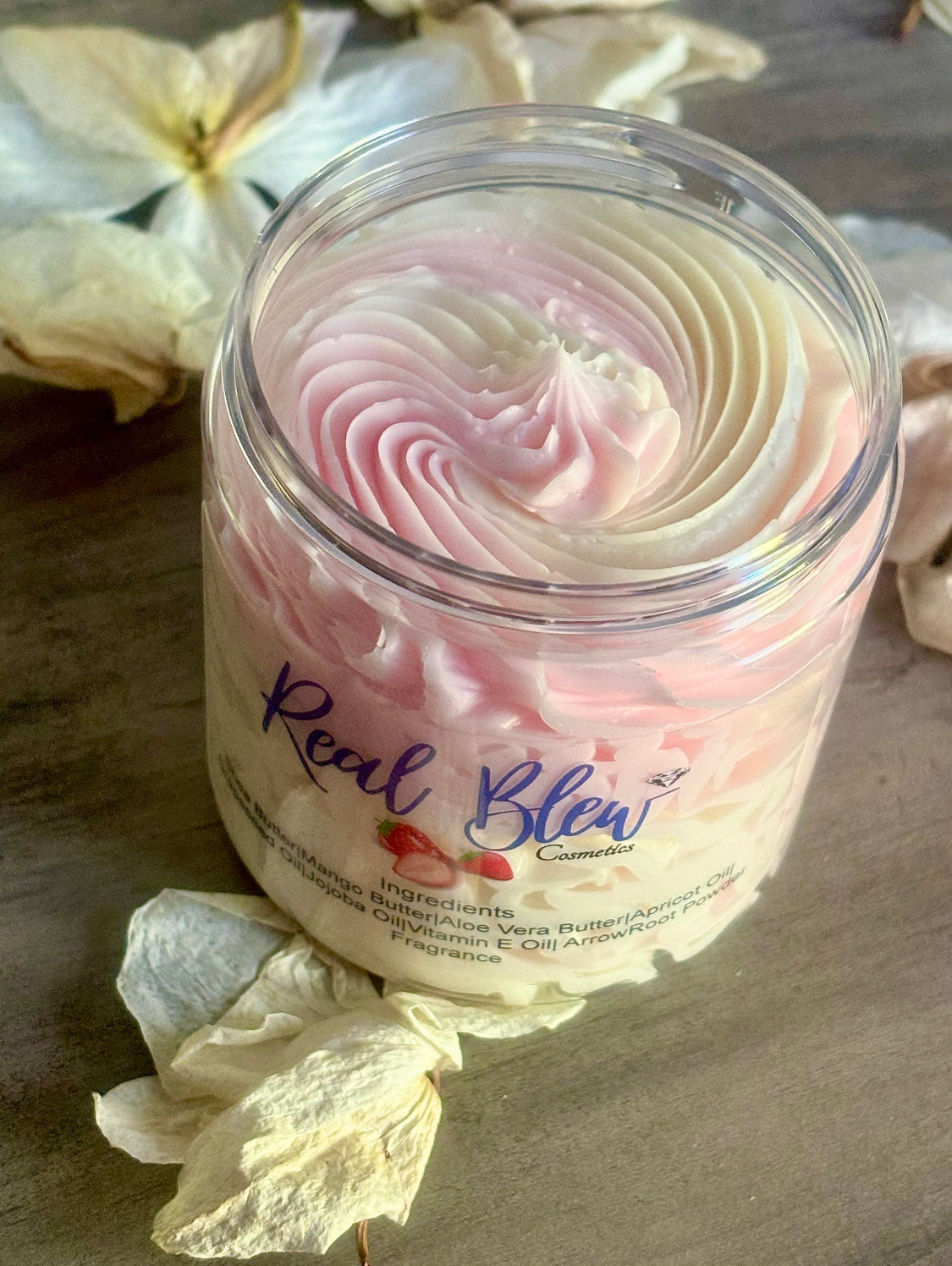 🍓🍰 Indulge in Luxury: Real Blew Cosmetics’ Strawberry Shortcake Whipped Body Butter - Your Ultimate Skin Hydration Solution!