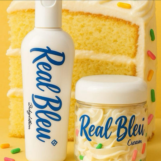 Vanilla Cake Batter Duo – Shea Butter Lotion & Body Butter (4oz Each)