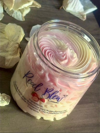 🍓🍰 Indulge in Luxury: Real Blew Cosmetics’ Strawberry Shortcake Whipped Body Butter - Your Ultimate Skin Hydration Solution!