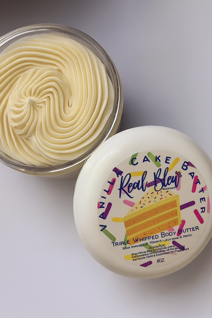 Vanilla Cake Batter Body Butter – Whipped Shea for Soft, Sweet Skin